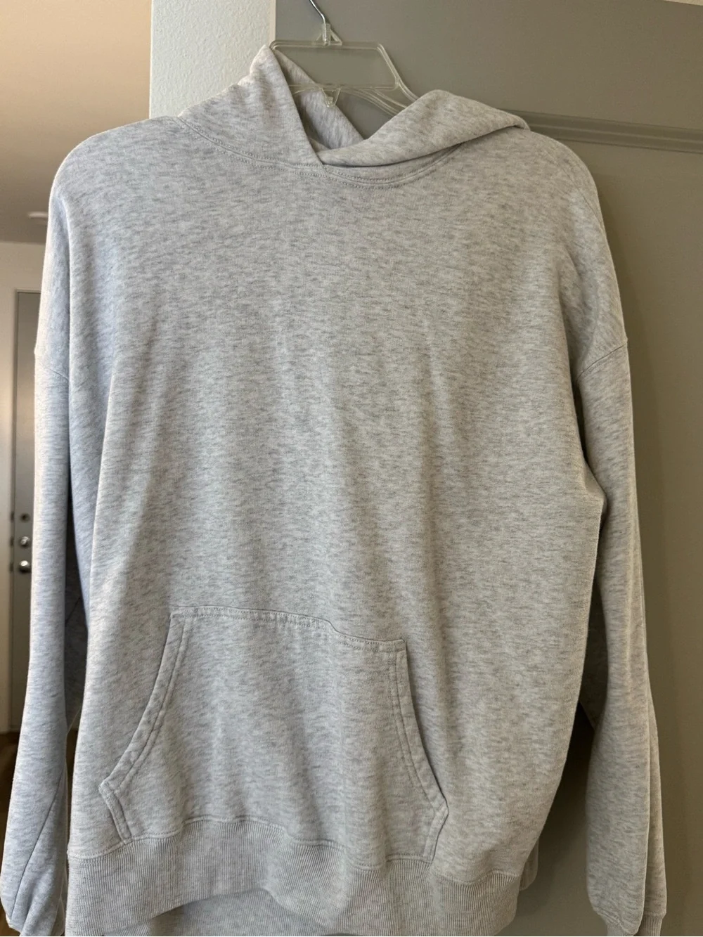 Hollister Light Gray Pullover Hoodie